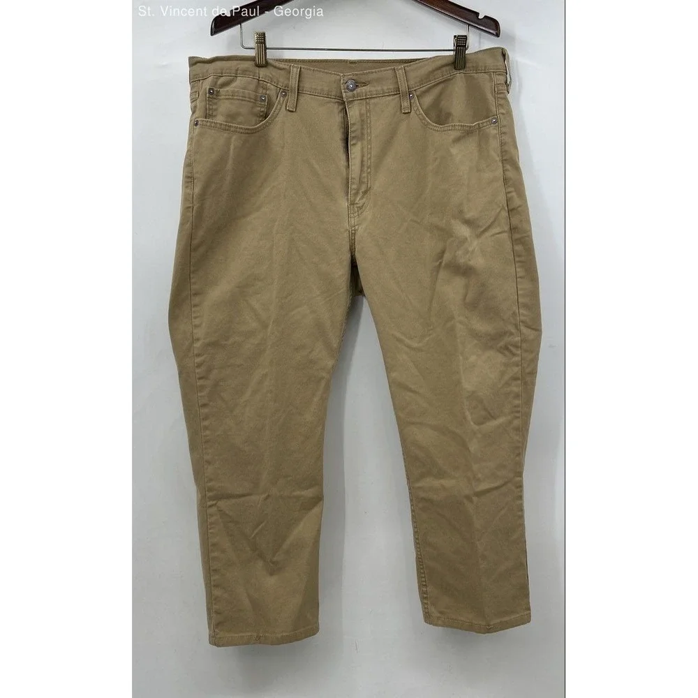 Levi's 511 Tapered Fit Pants Men's 38x30 Brown Casual